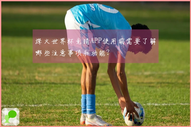 烽火世界杯竞猜APP使用前需要了解哪些注意事项和功能？