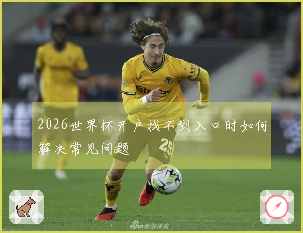 2026世界杯开户找不到入口时如何解决常见问题